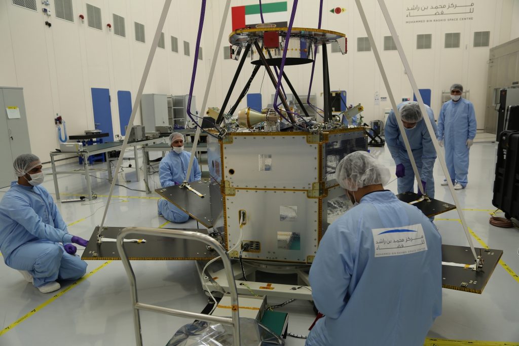 Khalifasat passes solar panel deployment test - SatellitePro ME